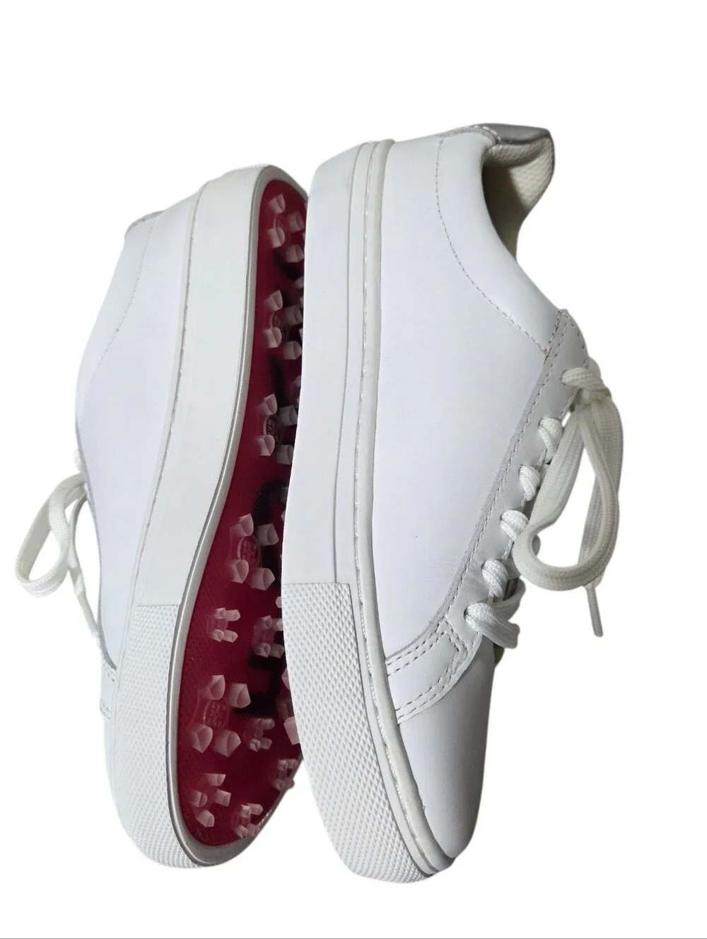 G/FORE Ladies Disruptor Golf Shoes Snow White Silver Sz 5.5 / EU 36 New - Picture 9 of 11